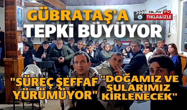 KÖYLÜLERDEN GÜBRETAŞ’A MADEN TEPKİSİ BÜYÜYOR