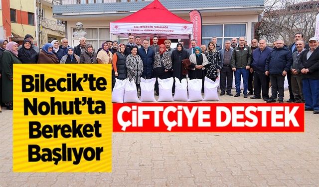 ‘NOHUT TOHUMU DAĞITIM' PROGRAMI GERÇEKLEŞTİRİLDİ