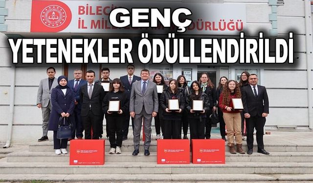 GENÇ YETENEKLER ÖDÜLLENDİRİLDİ