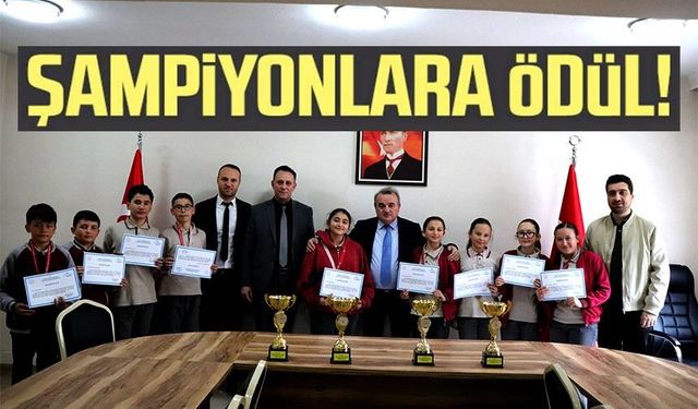 ORYANTİRİNG ŞAMPİYONLARINA ÖDÜL
