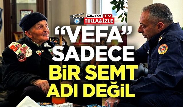 ALBAY VANLI, 91 YAŞINDAKİ ŞEHİT BABASINI KAPIDA KARŞILAYIP MAKAMINDA AĞIRLADI
