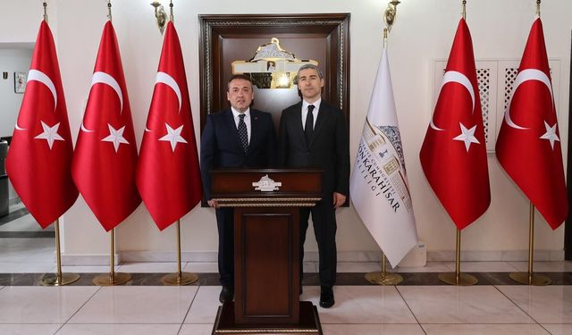VALİ FAİK OKTAY SÖZER İKİLİ TEMASLARDA BULUNDU