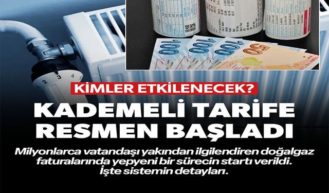 KADEMELİ TARİFE RESMEN BAŞLADI