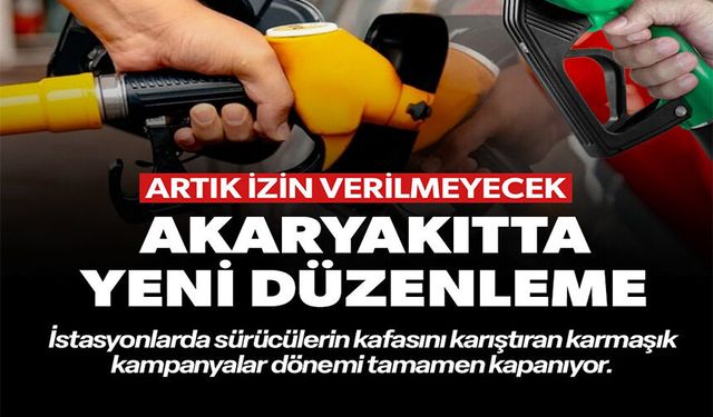AKARYAKITTA YENİ DÜZENLEME