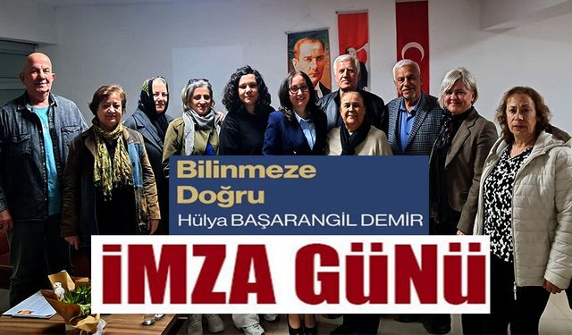 YAZAR HÜLYA BAŞARANGİL DEMİR, BİLECİK'TE OKUYUCUYLA BİR ARAYA GELDİ