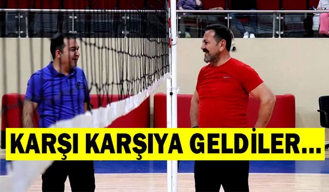 İL MÜDÜRÜ İLHAN, PERSONELLERLE VOLEYBOLDA BULUŞTU