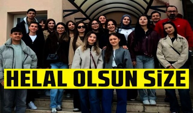 ÖĞRENCİLERDEN HUZUREVİNE ANLAMLI BULUŞMA
