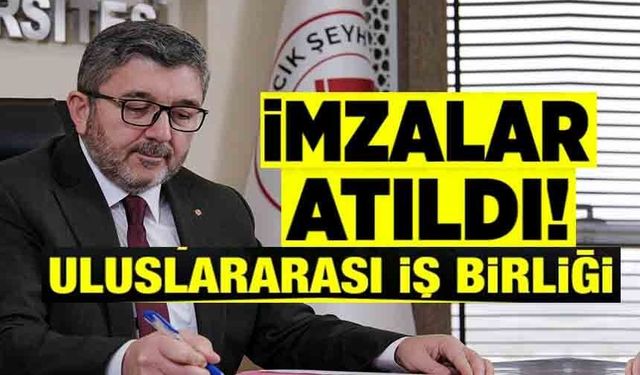 BŞEÜ'DEN ULUSLARARASI İŞ BİRLİĞİ