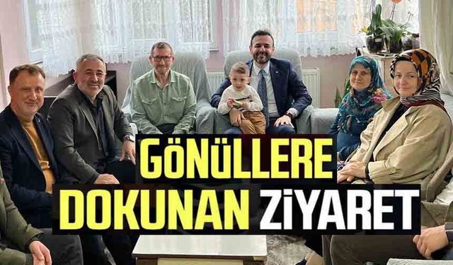 AK PARTİ HEYETİNDEN ŞEHİT AİLESİNE ZİYARET