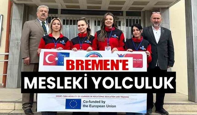 BOZÜYÜK'TEN AVRUPA'YA MESLEKİ YOLCULUK, ÖĞRENCİLER BREMEN'E UĞURLANDI
