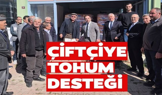 240 TORBA YAĞLIK AYÇİÇEĞİ TOHUMU ÜRETİCİLERE DAĞITILDI