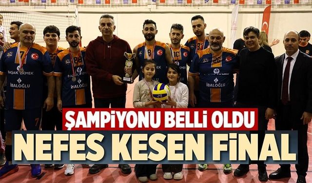 KURUMLAR ARASI BAHAR VOLEYBOL TURNUVASI NEFES KESEN FİNALE SAHNE OLDU