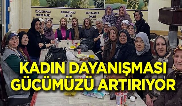 BAŞKAN TEKİN: "KADIN DAYANIŞMASIYLA PAZARYERİ DAHA GÜÇLÜ"