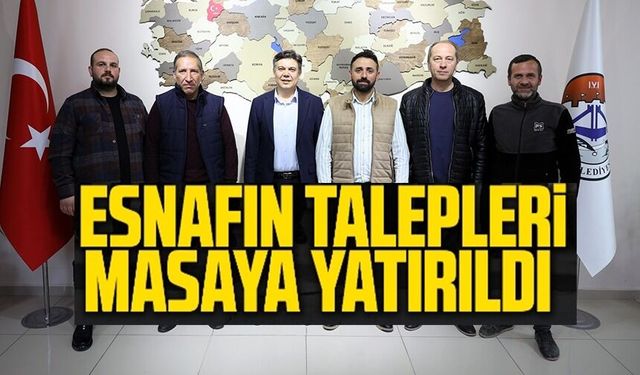 İLÇE ESNAFI VE TİCARİ HAYAT MASAYA YATIRILDI