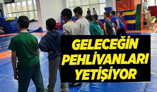 GELECEĞİN PEHLİVANLARI GÜREŞ KURSUYLA YETİŞİYOR