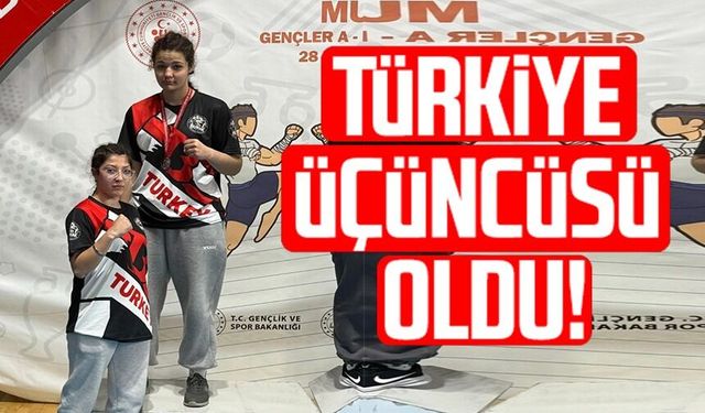 BİLECİKLİ SPORCUDAN TÜRKİYE ÜÇÜNCÜLÜĞÜ