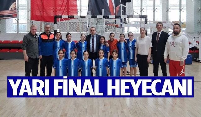 OKUL SPORLARI HENTBOL KÜÇÜK KIZLAR YARI FİNAL GRUP MÜSABAKALARI BAŞLADI