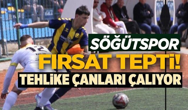 SÖĞÜTSPOR KENDİ EVİNDE FIRSATI TEPTİ