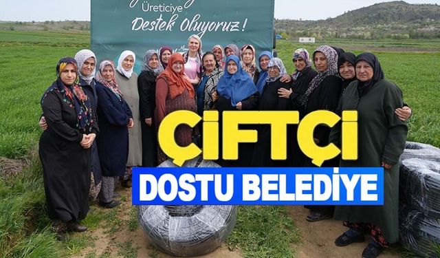 YENİKÖYLÜ ÇİFTÇİLERE SULAMA BORUSU DAĞITILDI