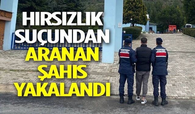HIRSIZLIK SUÇUNDAN ARANAN ŞAHIS YAKALANDI