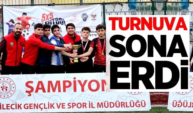 5X5 FUTBOL TURNUVASI SONA ERDİ