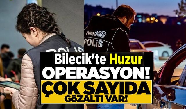 HUZUR OPERASYONU: 8 GÖZALTI