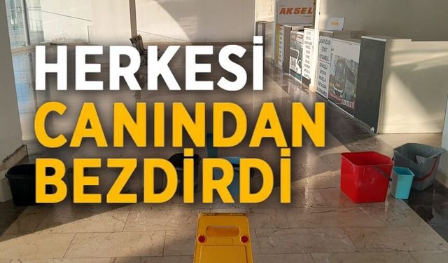 ŞEHİRLERARASI OTOBÜS TERMİNALİ HEM VATANDAŞLARI HEM DE ESNAFI CANINDAN BEZDİRDİ