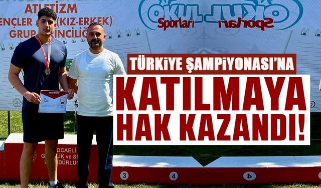 BİLECİKLİ ATLET SPORCUSU ŞAMPİYON OLDU