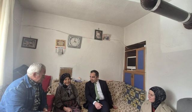 KAYMAKAM UÇAR HANE GÖRÜŞMELERİNDE BULUNDU