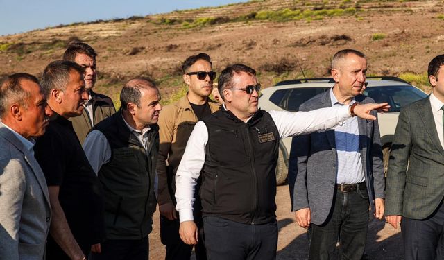 VALİ SÖZER, CİCİLER KÖYÜ'NDE İNCELEMELERDE BULUNDU