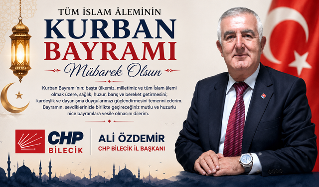 ALİ ÖZDEMİR'DEN KURBAN BAYRAMI MESAJI