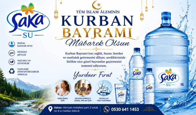 SAKA SU'DAN KURBAN BAYRAMI MESAJI