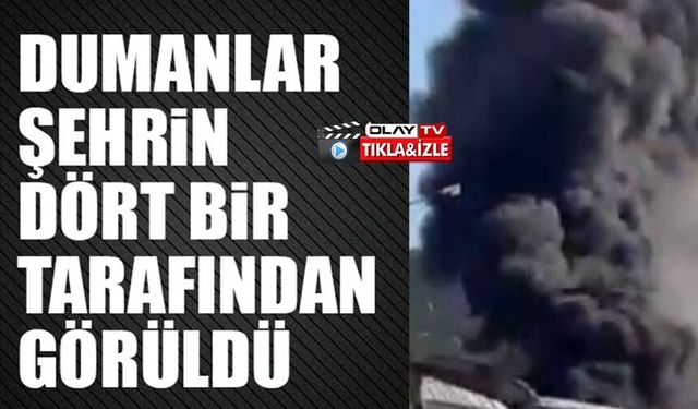 DEPO AMAÇLI KULLANILAN KONTEYNERDE YANGIN