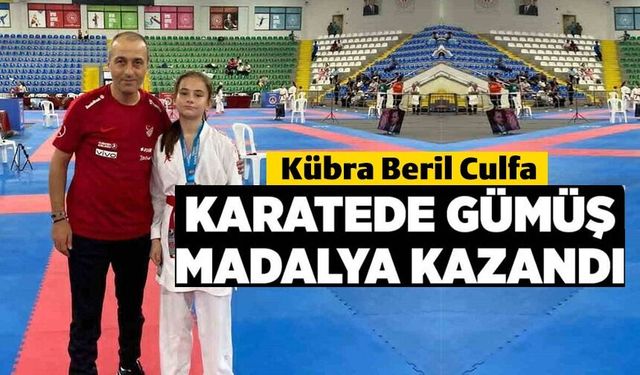BİLECİKLİ KARATECİDEN GÜMÜŞ MADALYA