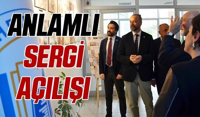 BŞEÜ'DE ‘İZ BIRAKAN MUHASEBE BİLİM İNSANLARI' SERGİSİ AÇILDI