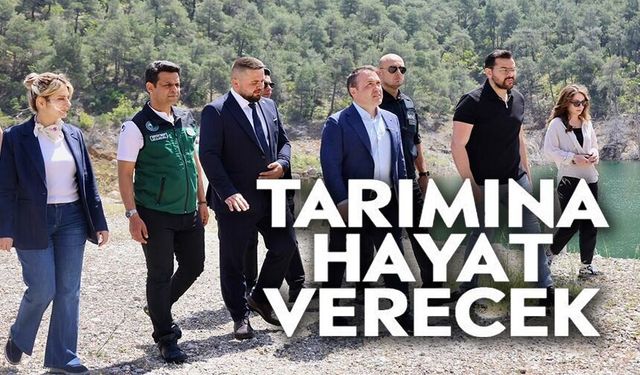 VALİ SÖZER SOĞUCAKPINAR BARAJI'NDA İNCELEMELERDE BULUNDU