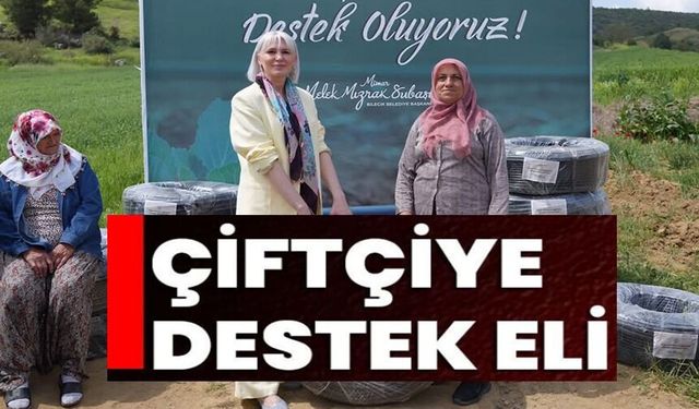 BELEDİYEDEN KÖYLERE SULAMA BORUSU