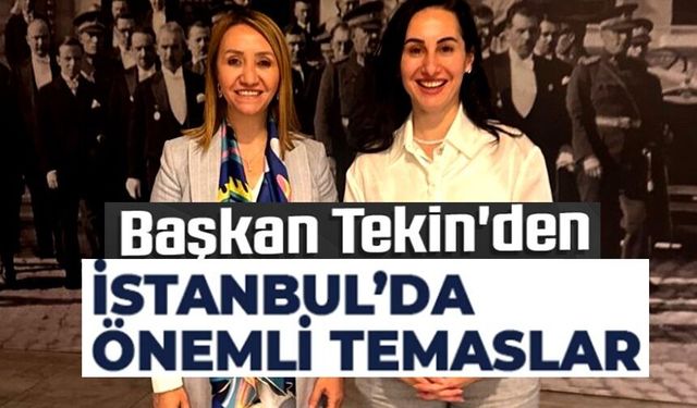 BAŞKAN ZEKİYE TEKİN'DEN İSTANBUL'DA ÖNEMLİ TEMAS