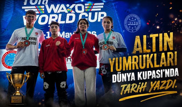 ALTIN YUMRUKLARI DÜNYA KUPASI'NDA TARİH YAZDI