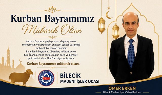 ÖMER ERKEN'DEN KURBAN BAYRAMI MESAJI