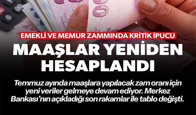 MAAŞLAR YENİDEN HESAPLANDI