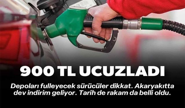 900 TL UCUZLADI