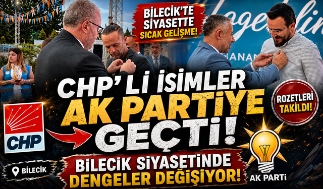 TÜZÜN VE DANIŞMAN AK PARTİ’YE GEÇTİ