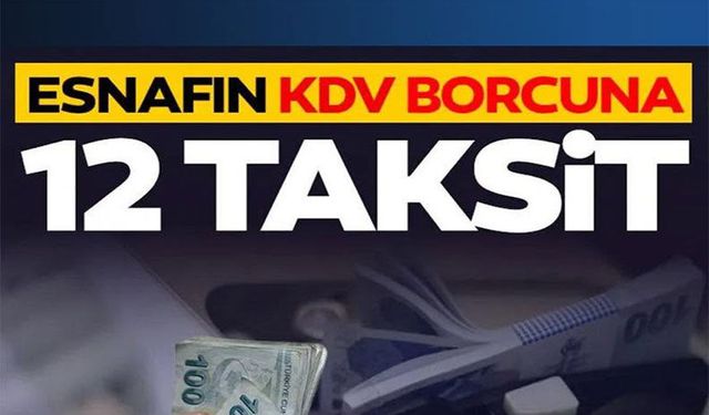 ESNAF VE VATANDAŞA NEFES ALDIRACAK ÇALIŞMA BİTTİ!