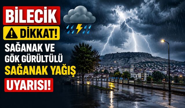SAĞANAK YAĞIŞ UYARISI