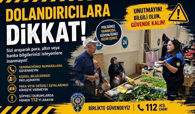 DOLANDIRICILIK UYARISI