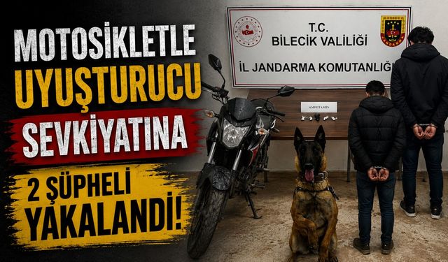 MOTOSİKLETLİ UYUŞTURUCU SEVKİYATINA OPERASYON: 2 ŞÜPHELİ YAKALANDI