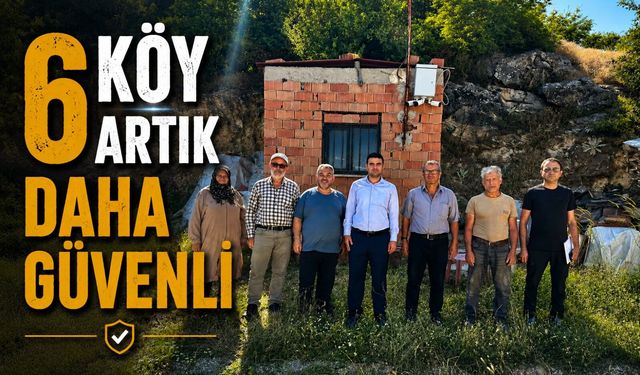 KÖYLERİN GÜVENLİĞİNE 18 YENİ KAMERA DESTEĞİ SAĞLANDI