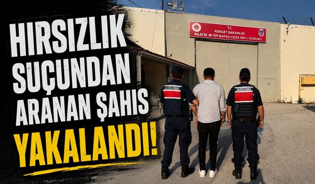 HIRSIZLIK SUÇUNDAN ARANAN ŞAHIS YAKALANDI