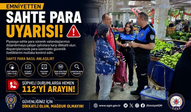 SAHTE PARA UYARISI